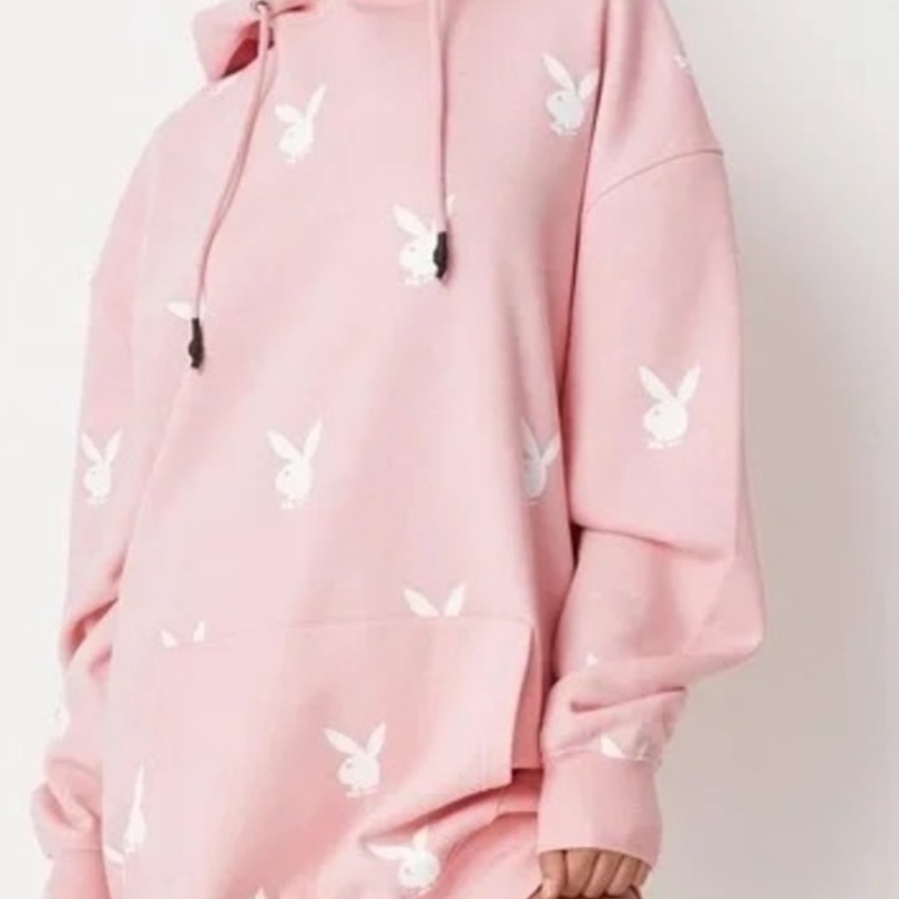 PLAYBOY Pink Hoodie Sweater